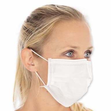 Kasvonaamio 3-kerroksinen, tyyppi II, valkoinen 50 kpl