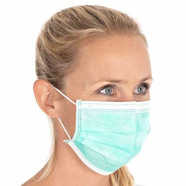 Kasvonaamio 3-kerroksinen, tyyppi II vihreä 50 kpl