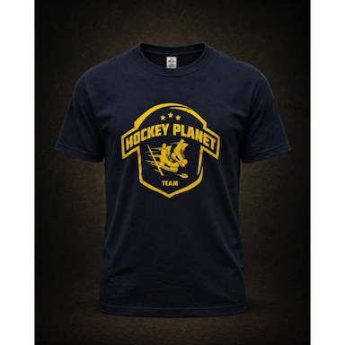 Dark blue kids T-shirt with logo